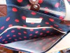 Navy Red Spot Business Laptop Bag